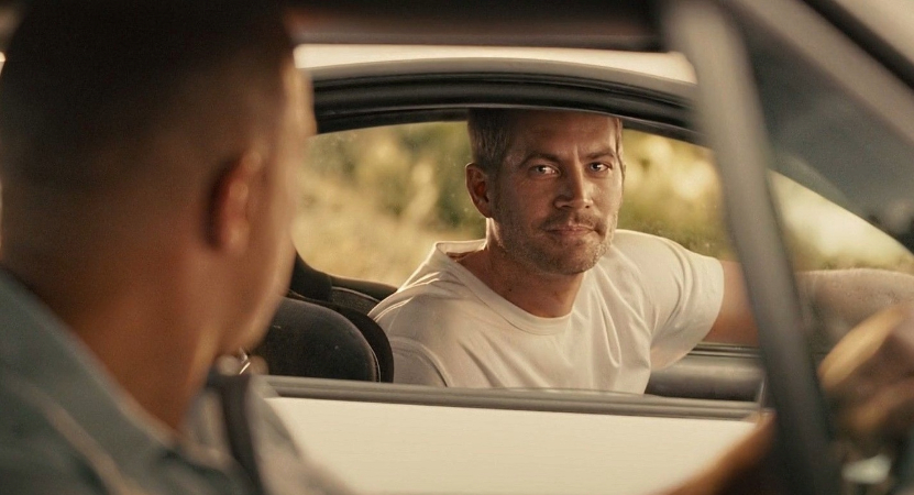 Still image from Furious 7.